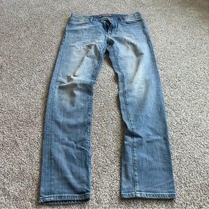 Mens Tommy Hilfiger Straight Leg Blue Jeans